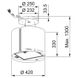 Вытяжка кухонная Franke Smart Suspended FSMS F42 WH MATT (345.0654.932) белый матовый 547170 фото 2