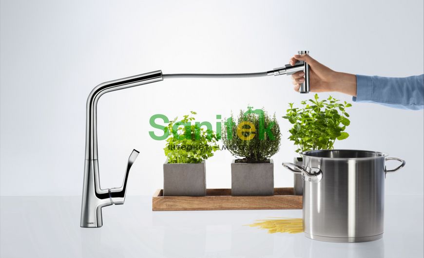 Змішувач для кухні Hansgrohe Metris Select M71 320 73820000 з душем (хром) 304777 фото