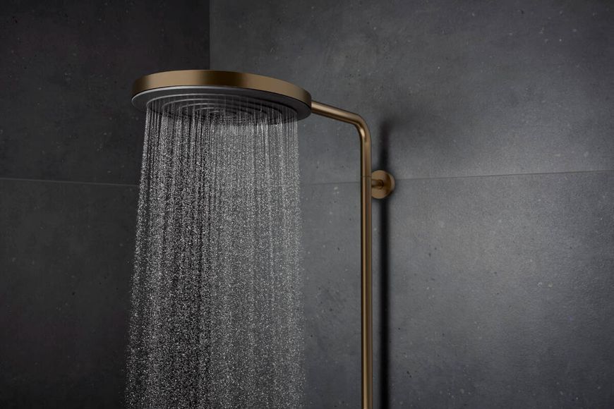 Душевая система Hansgrohe Pulsify S Puro Showerpipe 260 1jet EcoSmart 24237140 с термостатом (бронза матовая) 952237 фото