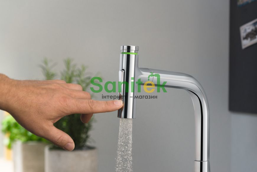 Смеситель для кухни Hansgrohe Metris Select M71 320 73820000 с душем (хром) 304777 фото