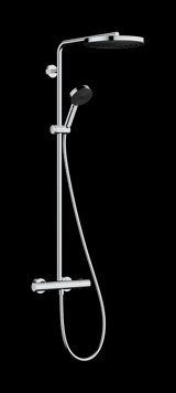 Душевая система Hansgrohe Pulsify S Puro Showerpipe 260 1jet EcoSmart 24237000 с термостатом (хром) 952236 фото
