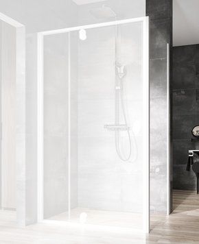 Боковая стенка Ravak Nexty NPSS-80 (90O40100Z1) белый профиль/стекло Transparent 646824 фото