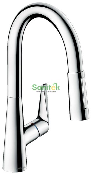 Змішувач для кухни Hansgrohe Talis M51 160 73850000 с душем 2jet (хром) 304786 фото