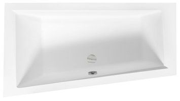 Ванна акриловая Besco Intima 160x90 (WAIT-160-NL) левая без ножек 494424 фото