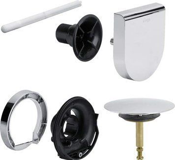 Накладка для сифона на ванну Viega Multiplex Trio Set Visign M9 724580 (хром) 241369 фото