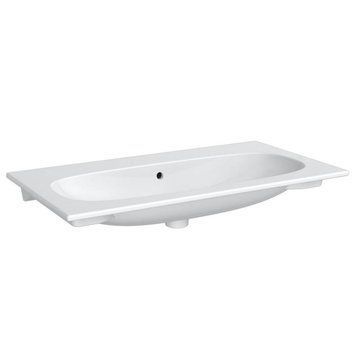 Умивальник Geberit Acanto Slim 90x48 см 500.643.01.2 без отвору 278099 фото