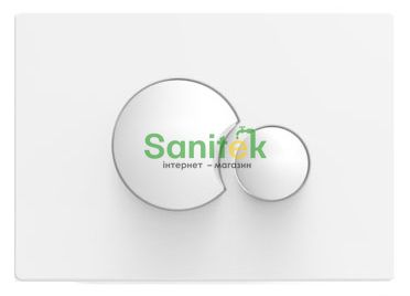 Смывная клавиша Sanit S 706 (16.706.01.0000) белая 142141 фото