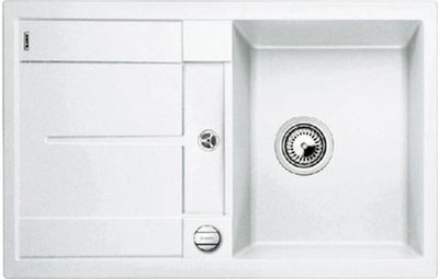 Гранітна мийка Blanco Metra 45 S-F (519083) білий 142817 фото