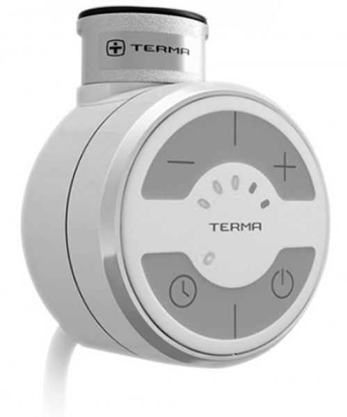 Полотенцесушитель электрический Terma Fiona 900x430 (WLFIN090043/9016/MOA) белый матовый правый 682780 фото
