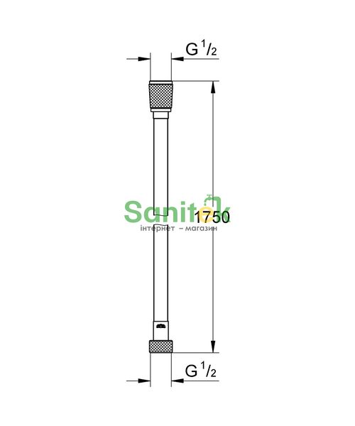 Душевой шланг Grohe Silverflex 28388A01 (175 см) 848008 фото