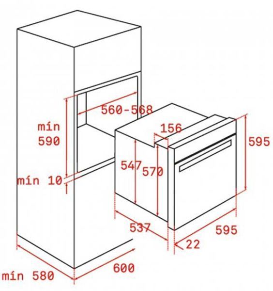 Духова шафа електрична Teka HLB 8400 WH (111000004) білий 383185 фото