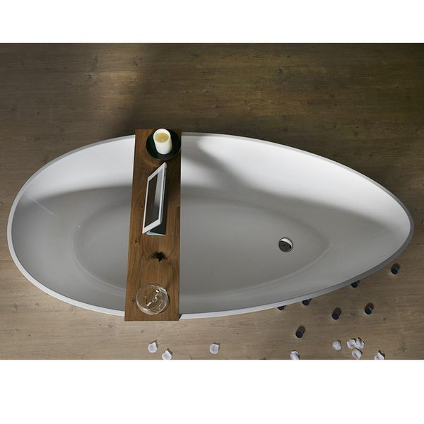 Ванна Fancy Marble Dolores 170x77 (14170103) окремостояча білий мат 369577 фото