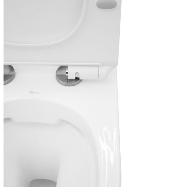 Унітаз підвісний Rea Сarlo Mini Rimless REA-C1256 з сидінням Slim Soft Close 370584 фото