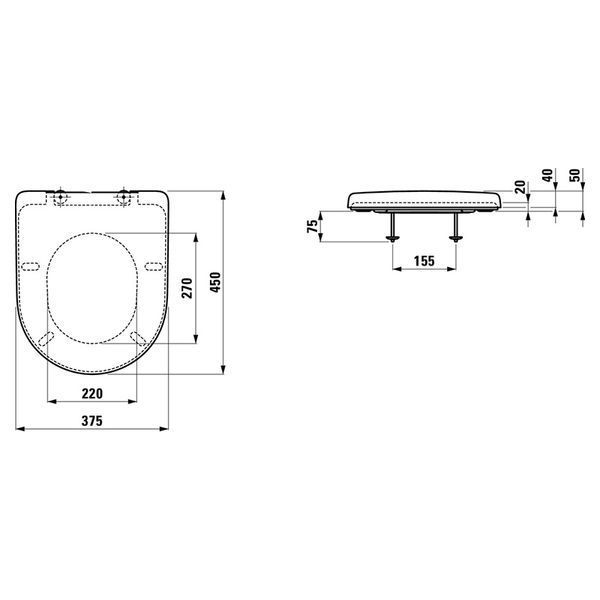 Сиденье для унитаза Laufen Pro H8939580000001 Soft Close 164110 фото