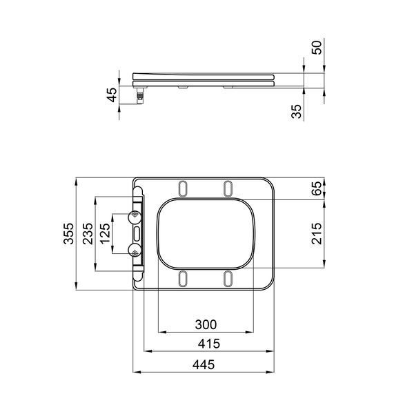 Сиденье для унитаза Qtap Kalao (QT08991213AW) Slim Soft Close 542325 фото