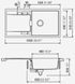 Гранитная мойка Schock Mono D-100 L Cristadur Bronze 87 (53056087) 146011 фото 2
