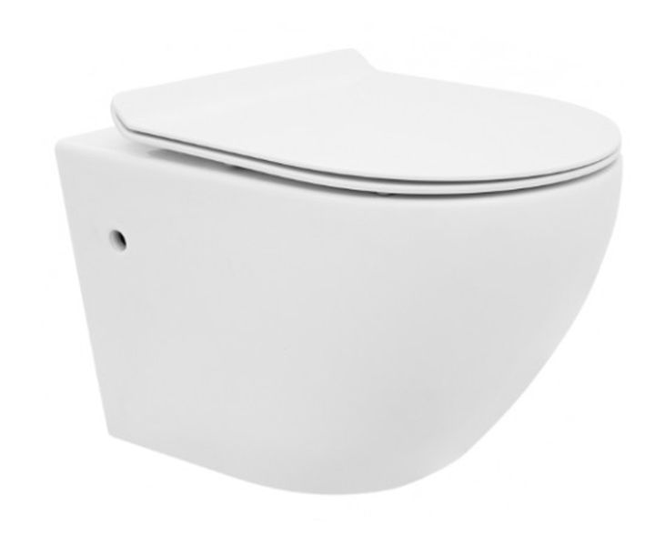 Унітаз підвісний Rea Сarlo Mini Rimless REA-C1256 з сидінням Slim Soft Close 370584 фото