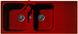 Гранітна мийка Telma Functional FU11621 Granite (49 ruby red) 147781 фото 1