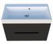 Тумба з умивальником Fancy Marble (Буль-Буль) Stella 70 Stiven (графіт матовий) 1007503 фото 2