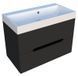 Тумба з умивальником Fancy Marble (Буль-Буль) Stella 70 Stiven (графіт матовий) 1007503 фото 1