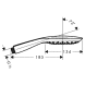 Душова лійка Hansgrohe PuraVida 150 3 jet 28557400 (3 режими) білий/хром 66039 фото 2