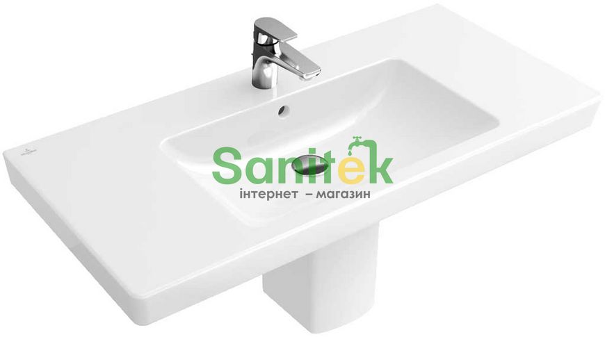 Тумба с умывальником Villeroy & Boch Subway 2.0 80см A91410FQ/71758001 (дуб графитовый) 143285 фото