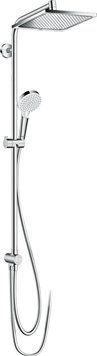 Душова система Hansgrohe Crometta E 240 1jet Showerpipe Reno EcoSmart 27289000 (хром) 373732 фото