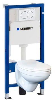 Комплект інсталяції Geberit Pro 20 Delta 118.315.11.2 із унітазом Kolo Idol сидіння Soft Close 826233 фото
