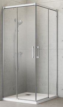 Душова кабіна Radaway Idea KDD 120x120 (387064-01-01L+387064-01-01R) профіль хром/скло прозоре 266065 фото