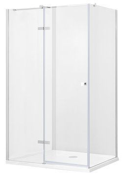 Душова кабіна Besco Pixa 120x90 (PPL-129-195C) хромований профіль/скло прозоре (ліва) 428379 фото
