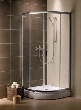 Душевая кабина Radaway Premium Plus A 100x100 (30423-01-08N) профиль хром/стекло коричневое 209517 фото