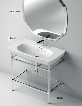 Умывальник ArtCeram Civitas 90x50 (CIL002 34;00) grigio acquerello 221897 фото