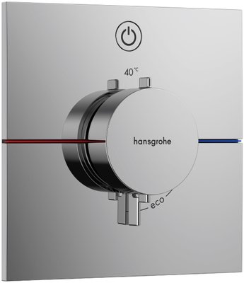 Смеситель для душа Hansgrohe ShowerSelect Comfort E 15571000 скрытого монтажа с термостатом (хром) 694200 фото