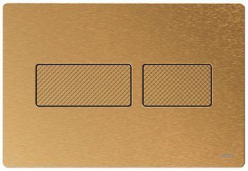 Змивна клавіша Tece Solid 9240436 (Brushed brass) 693637 фото