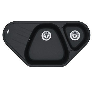 Гранитная мойка Franke Antea AZG 661-E (114.0499.223) оникс 139524 фото
