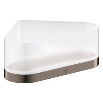 Полка для ванной угловая Grohe Selection 41038AL0 (темный графит матовый) 538625 фото