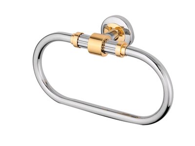 Кольцо для полотенец Kugu Maximus 604C&G (хром-золото) 134204 фото