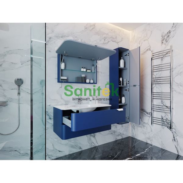 Дзеркало для ванної кімнати Ювента Botticelli Velluto VltMC-100 (синє) 283040 фото