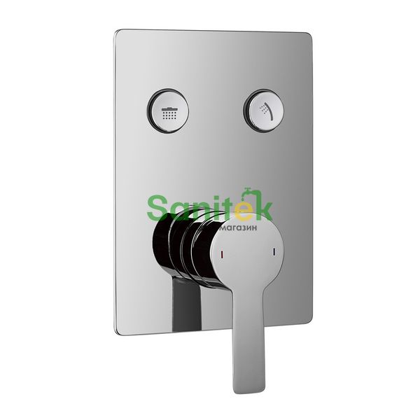 Змішувач для ванни та душу Imprese Smart Click ZMK101901201 прихованого монтажу (хром) 325755 фото