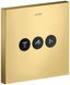 Перемикаючий вентиль Axor ShowerSelect 36717990 на 3 споживача(золото) 422489 фото 1