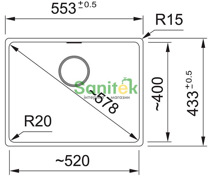 Гранітна мийка Franke Maris MRG 110-52 (125.0699.228) чорний матовий 691825 фото