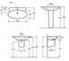 Умывальник Jacob Delafon Presquile 80x46 см (Е4437-00) 128284 фото 2