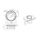 Кухонна мийка Lidz 490-A Decor 0,6 мм (LIDZ490А06DEC) 374494 фото 2