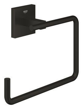 Кольцо для полотенец Grohe Start Cube 409752430 (черный матовый) 848019 фото