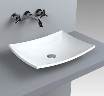 Умывальник Fancy Marble Natura 500x400 мм (0105103) белый матовый 369854 фото