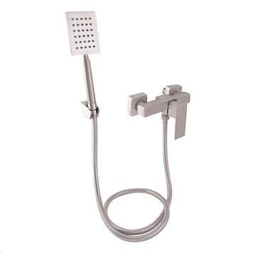 Змішувач для душу Lidz (NKS)-10 30 010 00 нікель 374657 фото
