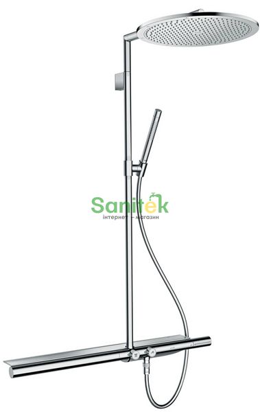 Душевая система Axor ShowerSolutions Showerpipe 800 27984000 с термостатом (хром) 160253 фото