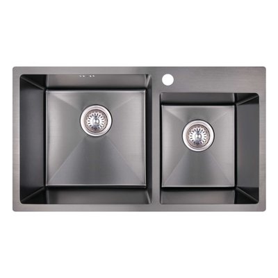 Кухонная мойка Imperial S7843BL PVD black Handmade 2.7/1.0 mm 298599 фото