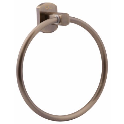 Кольцо для полотенец Qtap Liberty ANT 1160 (QTLIBANT1160) бронза 262059 фото