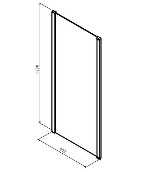 Душевая кабина Kolo Geo 160x90 (560.183.00.3+560.127.00.3) серебристый профиль/стекло прозрачное 283161 фото